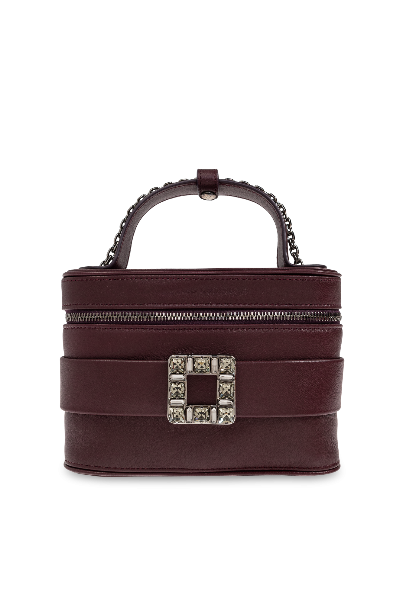 Burgundy Handbag `Vanity Tr s Vivier Micro` Roger Vivier
